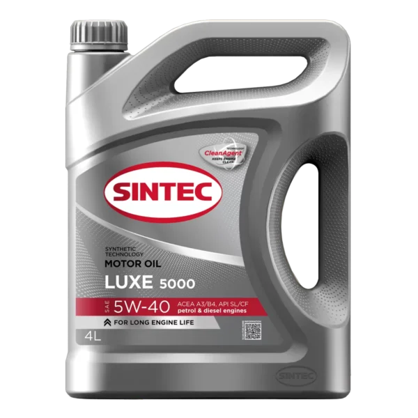 SINTEC LUXE 5W-40 API SL/CF п/синт. 5L